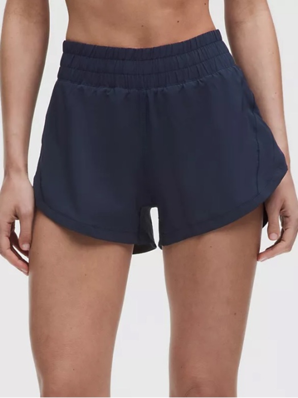 Lululemon Track That High-rise Shorts 3” in True Navy